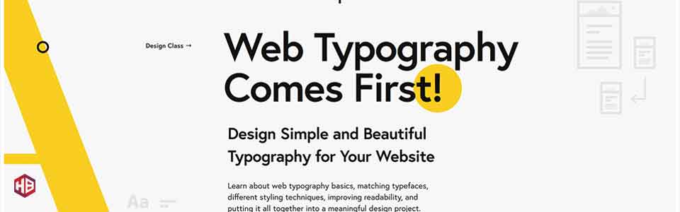 Design Class: Web Typography, a Review
